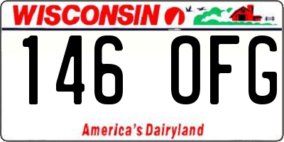 WI license plate 146OFG