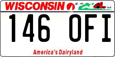 WI license plate 146OFI