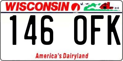 WI license plate 146OFK
