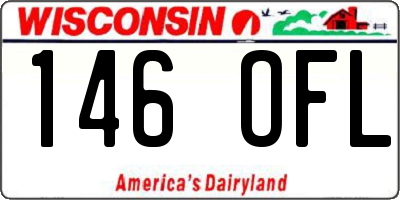 WI license plate 146OFL