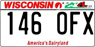 WI license plate 146OFX
