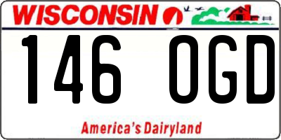 WI license plate 146OGD