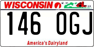 WI license plate 146OGJ