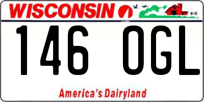 WI license plate 146OGL