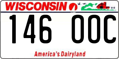 WI license plate 146OOC