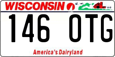 WI license plate 146OTG