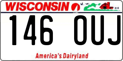 WI license plate 146OUJ