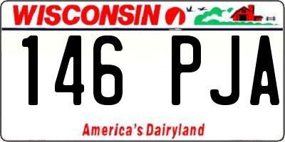WI license plate 146PJA