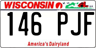WI license plate 146PJF