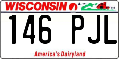 WI license plate 146PJL