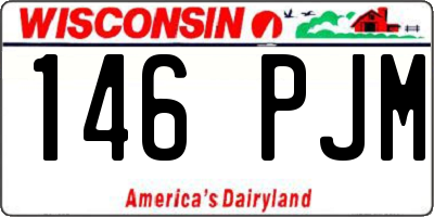 WI license plate 146PJM