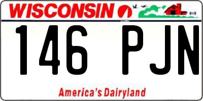 WI license plate 146PJN
