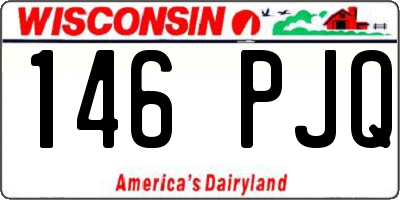 WI license plate 146PJQ