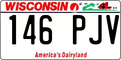 WI license plate 146PJV
