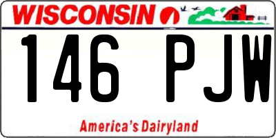 WI license plate 146PJW