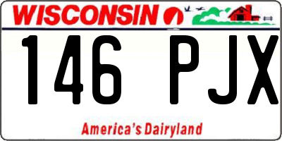 WI license plate 146PJX