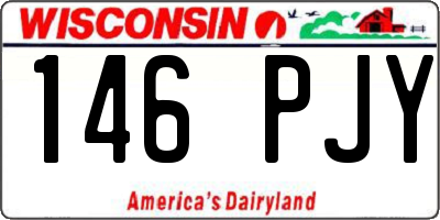 WI license plate 146PJY