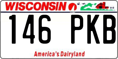 WI license plate 146PKB