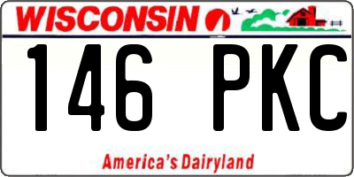 WI license plate 146PKC