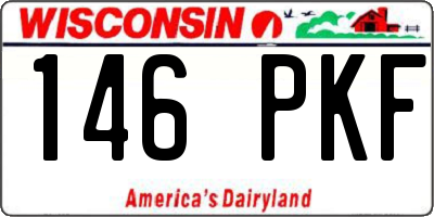 WI license plate 146PKF