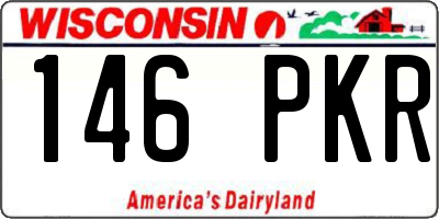 WI license plate 146PKR