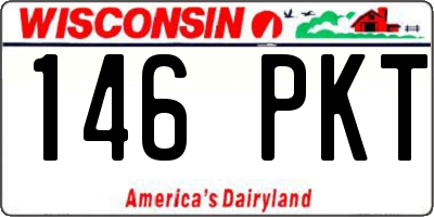 WI license plate 146PKT