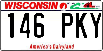 WI license plate 146PKY