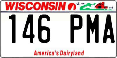 WI license plate 146PMA