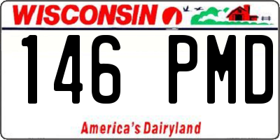 WI license plate 146PMD