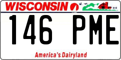 WI license plate 146PME