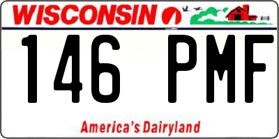 WI license plate 146PMF