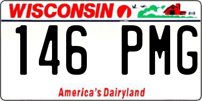 WI license plate 146PMG
