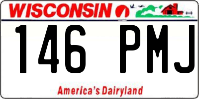WI license plate 146PMJ