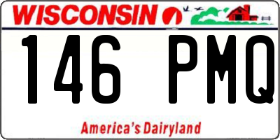 WI license plate 146PMQ