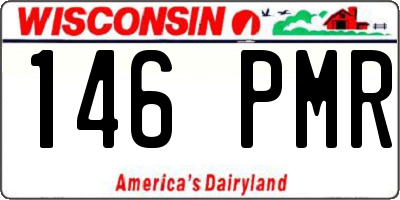 WI license plate 146PMR