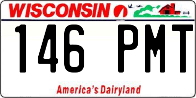 WI license plate 146PMT