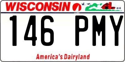 WI license plate 146PMY