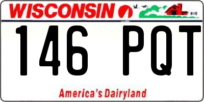 WI license plate 146PQT