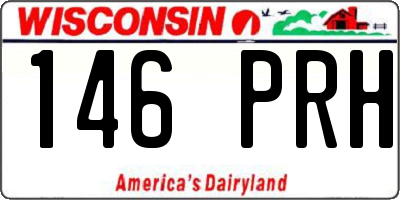 WI license plate 146PRH