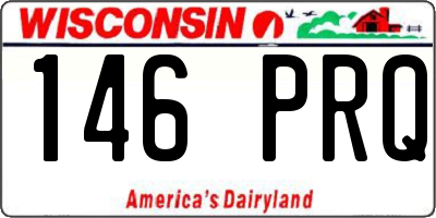 WI license plate 146PRQ