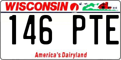 WI license plate 146PTE