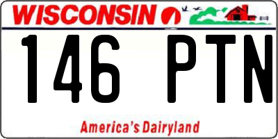 WI license plate 146PTN