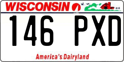 WI license plate 146PXD