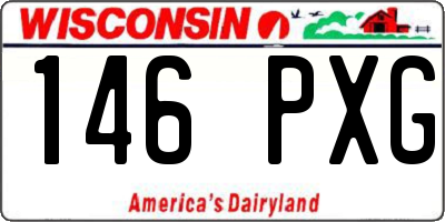 WI license plate 146PXG