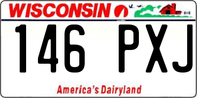 WI license plate 146PXJ