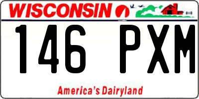 WI license plate 146PXM