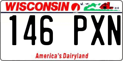 WI license plate 146PXN