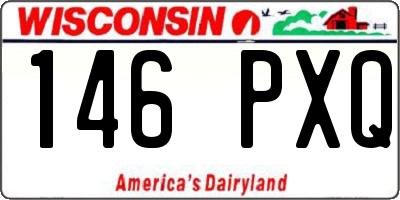 WI license plate 146PXQ