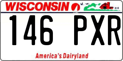 WI license plate 146PXR