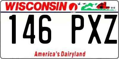 WI license plate 146PXZ